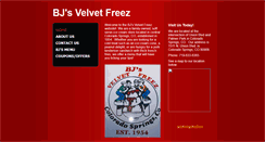 Desktop Screenshot of bjsvelvetfreez.com